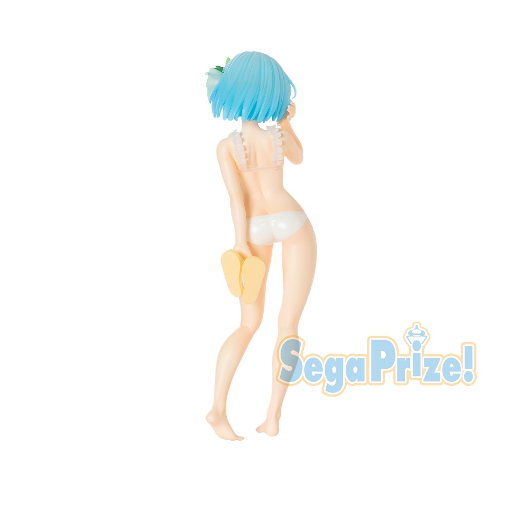 Mô Hình Figure Chính Hãng Anime Re:Zero, REM - LPM Figure - Midsummer Sun Ver., SEGA, chính hãng Nhật Bản