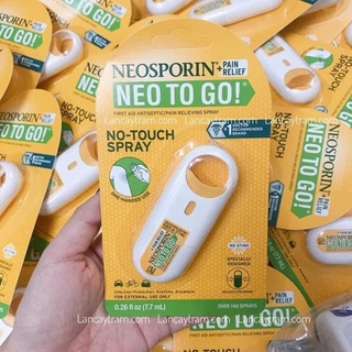 Xịt sơ cứu, giảm đau nhanh Neosporin Neo To Go