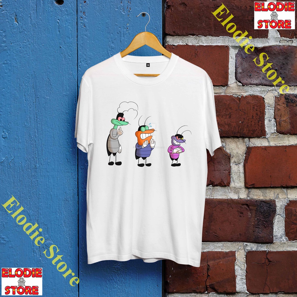 💖 Áo Mèo Oggy Và Những Chú Gián Tinh Nghịch siêu đẹp - siêu rẻ - OGG-016