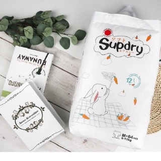 [Mã SMIC4264 giảm 50k ] Tã / Bỉm SUPDRY trắng nội địa Trung quần/dán
