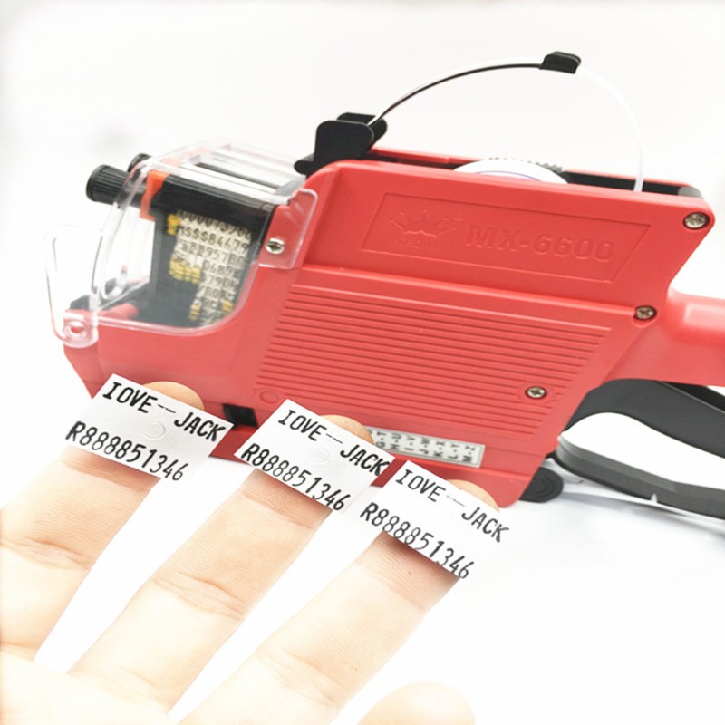 Bộ công cụ in nhãn hiệu MX-6600 kèm phụ kiện được nạp sẵn