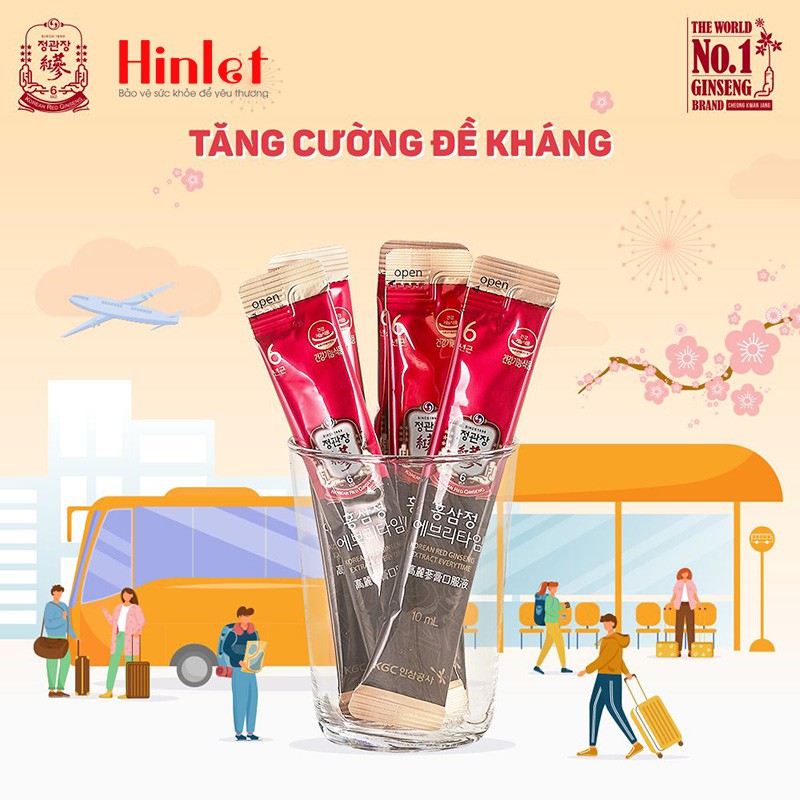 Tinh Chất Hồng Sâm Pha Sẵn KGC Cheong Kwan Chang Everytime Balance (10ml x 20 Gói)