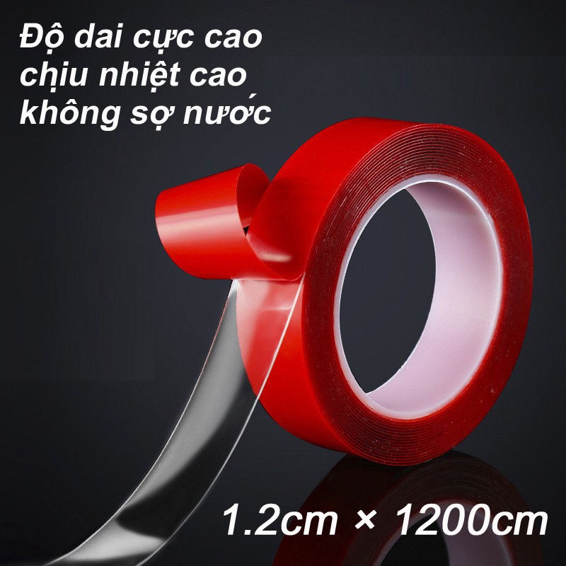 [Mã FSS22Feb hoàn 20% tối đa 20K xu cho đơn  Keo 2 mặt cường lực keo silicon chống nước không vết bẩn（3M x 4CUỘN）