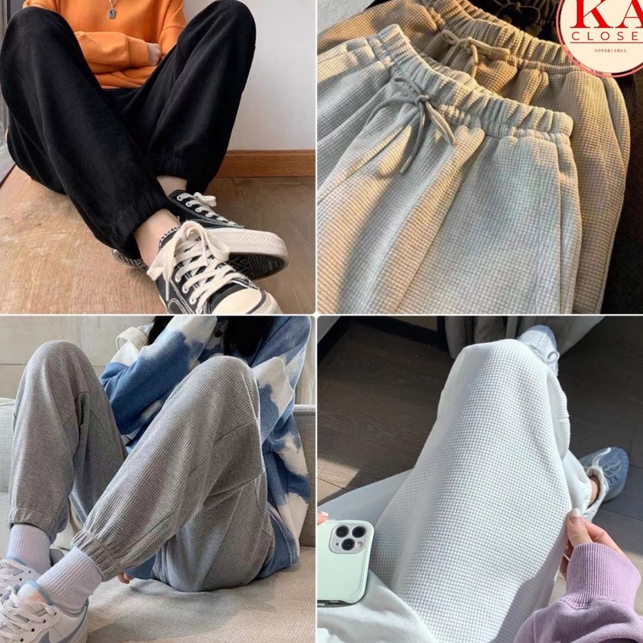 Quần jogger cao cấp chất tổ ong mới hot nhất năm 2021,có 2 size M và L, hàng đẹp may kỹ, bán shop