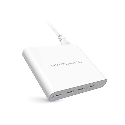 Sạc HyperJuice 87W/96W 2 cổng USB-C/USB A QC3.0 PD87 (2C2A)