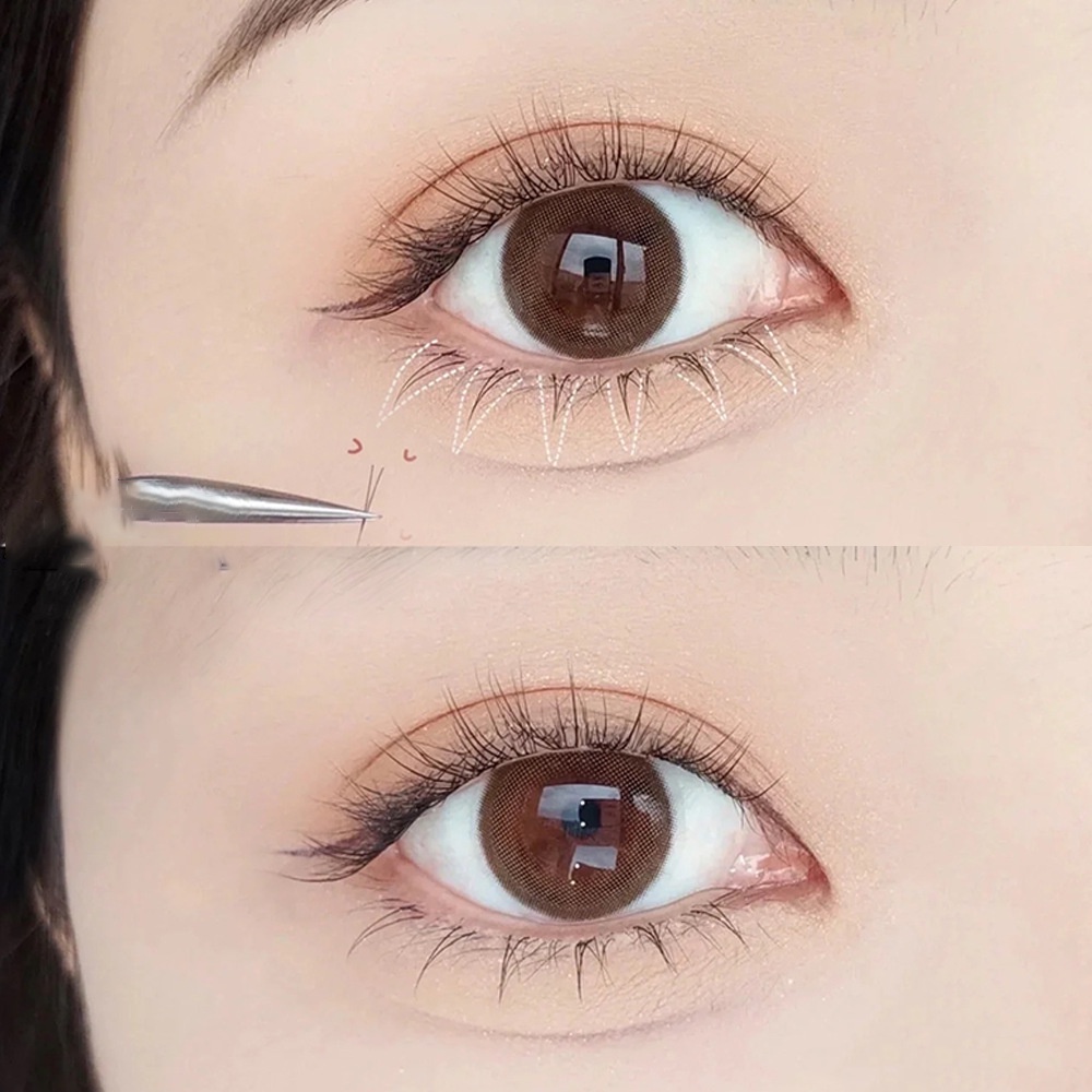 Ysdo Lông Mi Giả 3 Hàng Dưới Tự Nhiên Hình Chữ V