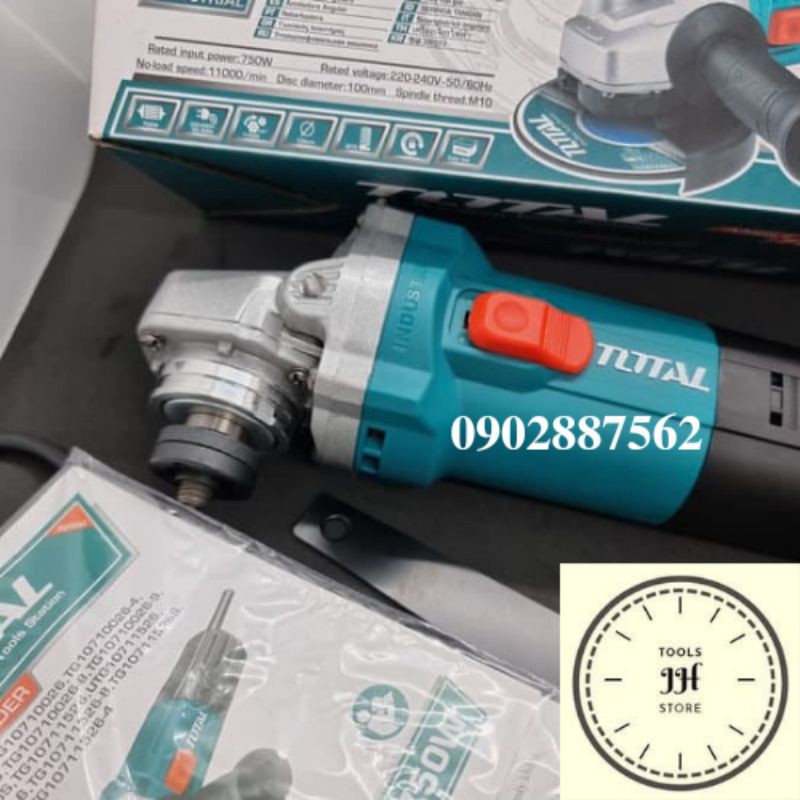 4&quot; (100mm) Máy mài góc 750W Total TG10710026