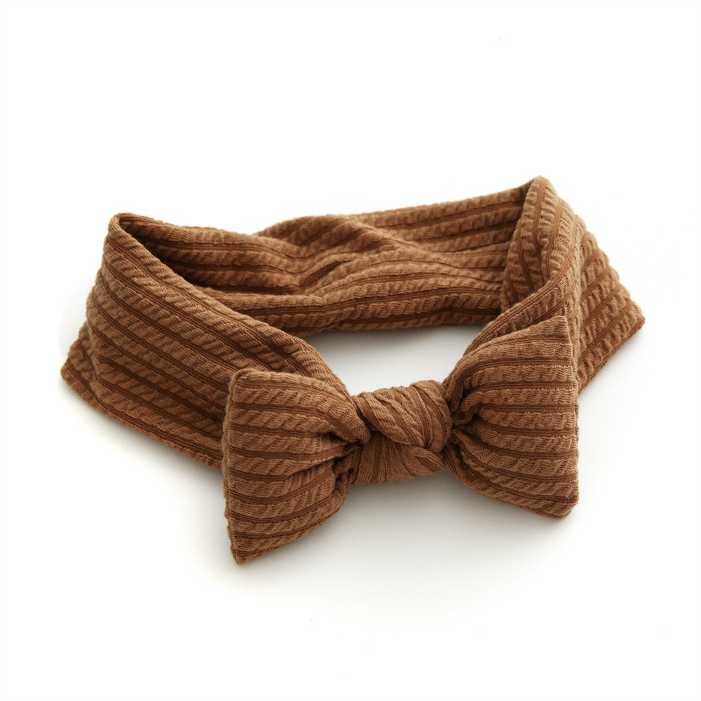 Băng Đô Nơ Họa Tiết Kẻ Sọc Màu Sắc Kẹo Ngọt Xinh Xắn Dành Cho Bé Gái