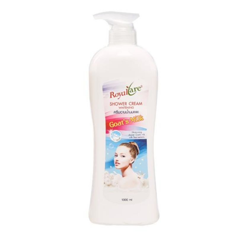 [Freeship70k] Sữa tắm dưỡng da sữa dê Royal care 1000ml Thái Lan
