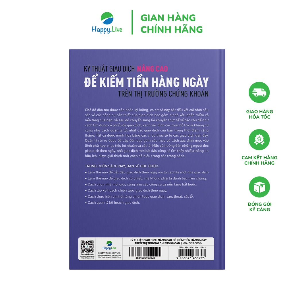 Sách Kỹ Thuật Giao Dịch Nâng Cao Để Kiếm Tiền Hàng Ngày Trên Thị Trường Chứng Khoán