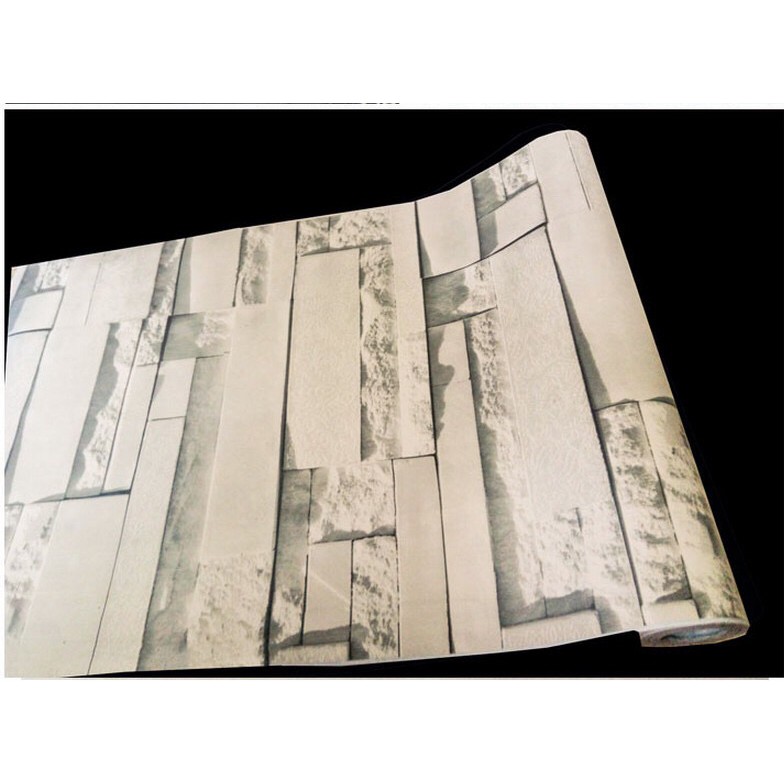 DECAL 1m Giấy dán tường khổ rộng 45cm ( có sẵn keo ) - ĐÁ TRẮNG XÁM 3D ELL115 | BigBuy360 - bigbuy360.vn