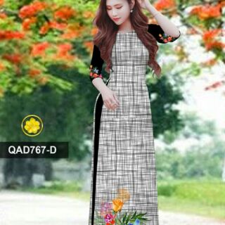 Vải áo dài 3D