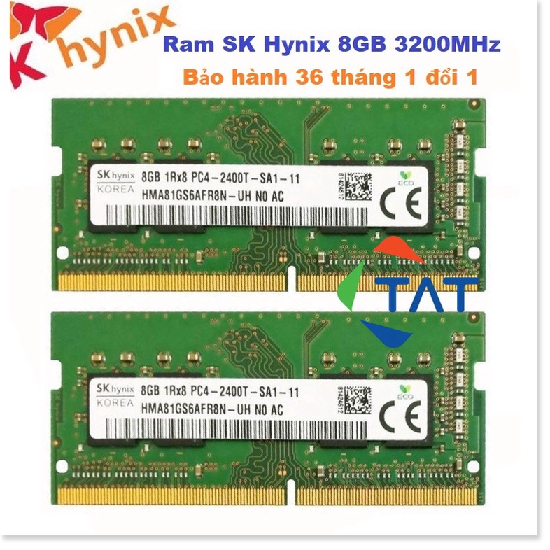 📌 Ram Laptop DDR4 8GB Hynix Bus 2400MHz PC4-2400