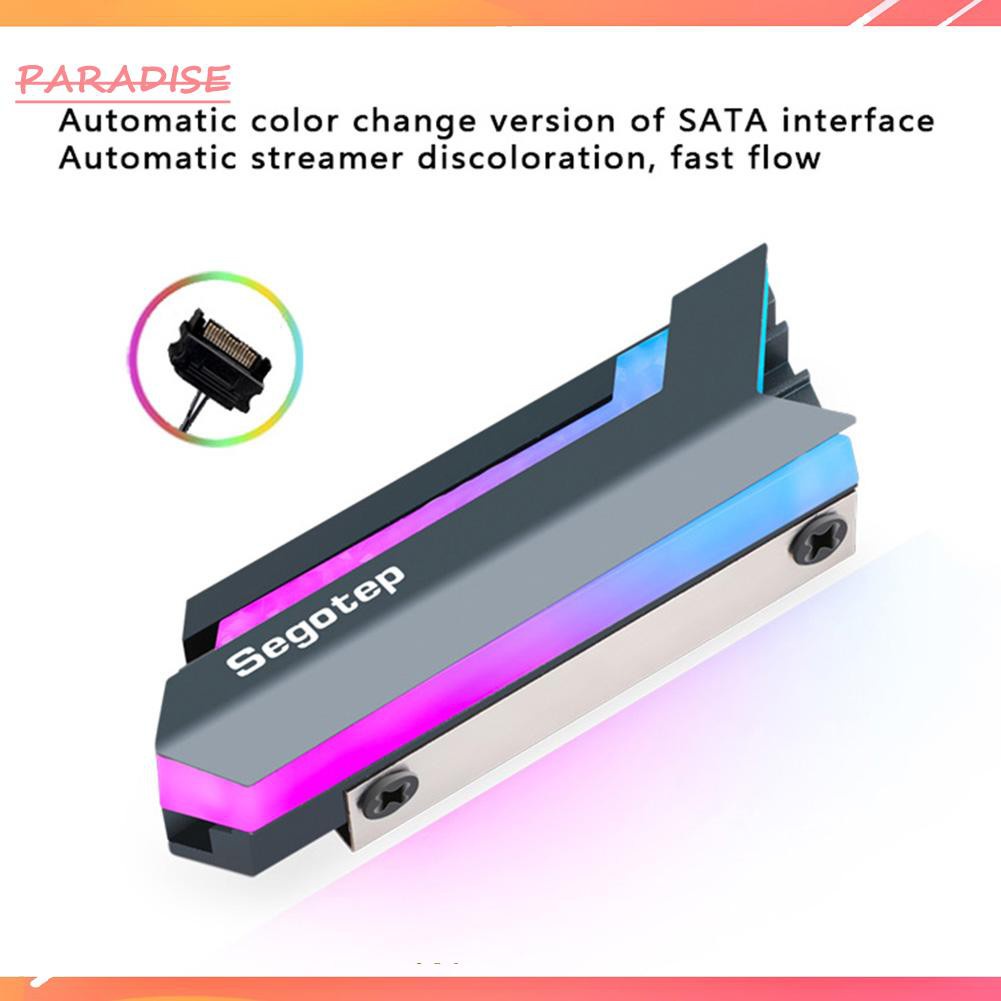 Bộ Tản Nhiệt Ngff 2280 Nvme Cho Máy Tính Bàn Rgb M.2 Ssd