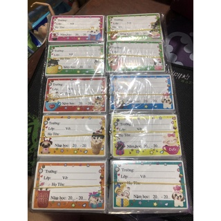 [Sỉ] Tập 800 Cái Nhãn Vở Có Decan Hình Ngộ Nghĩnh