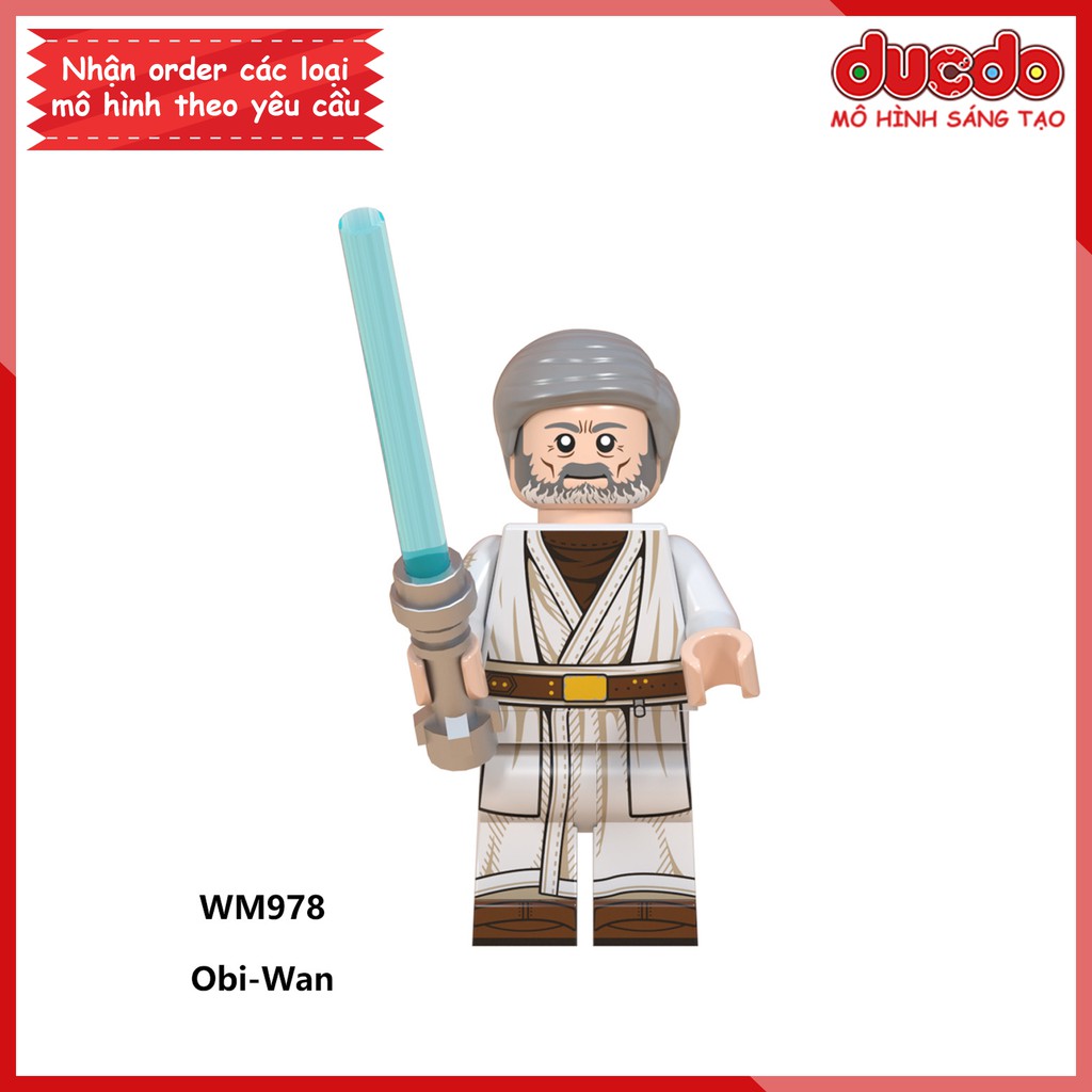 Minifigures các nhân vật trong Star Wars tuyệt đẹp - Đồ chơi Lắp ghép Xếp hình Mini Mô hình WM 6091