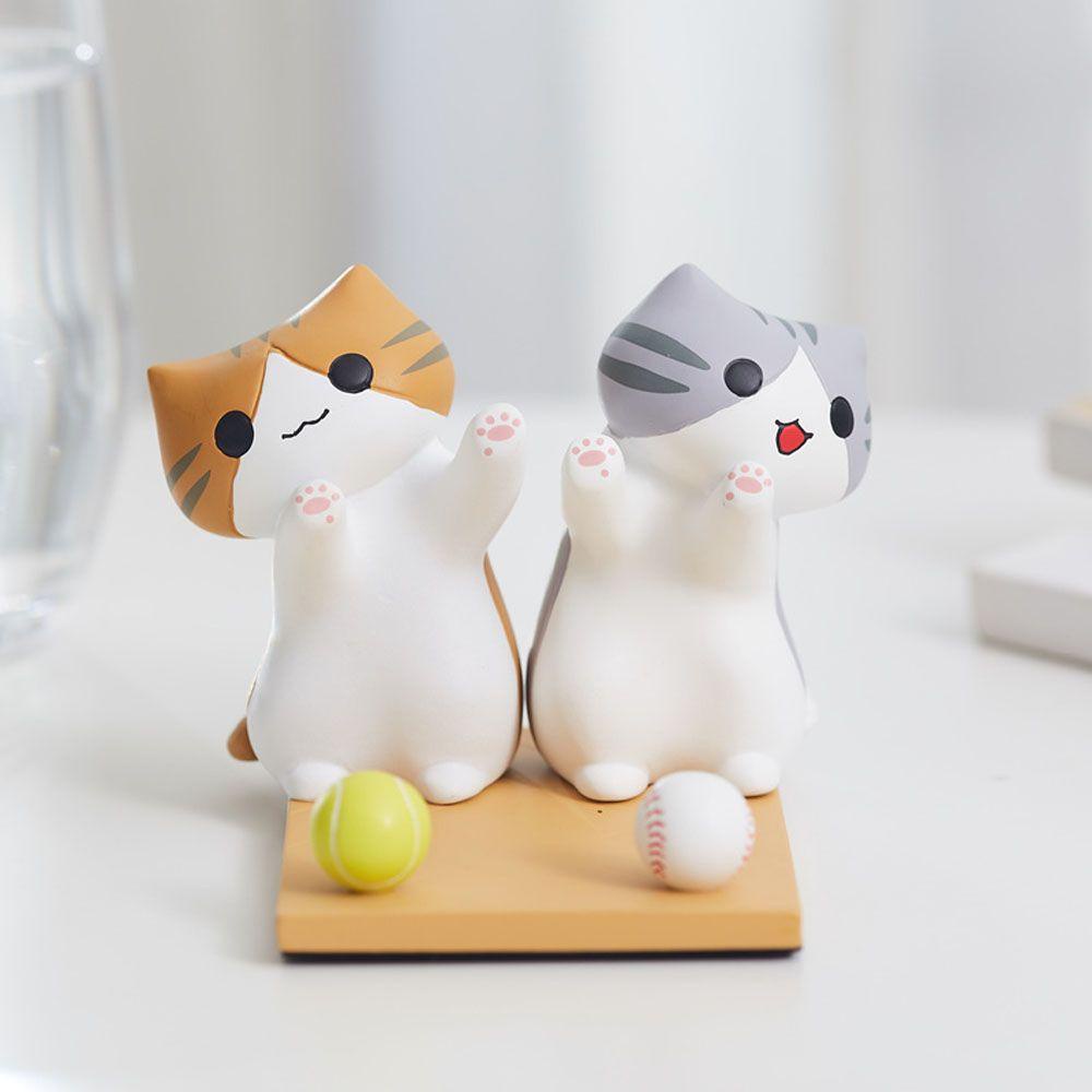 AUGUSTINE Giá Đỡ Điện Thoại Hình Chú Mèo Đáng Yêu