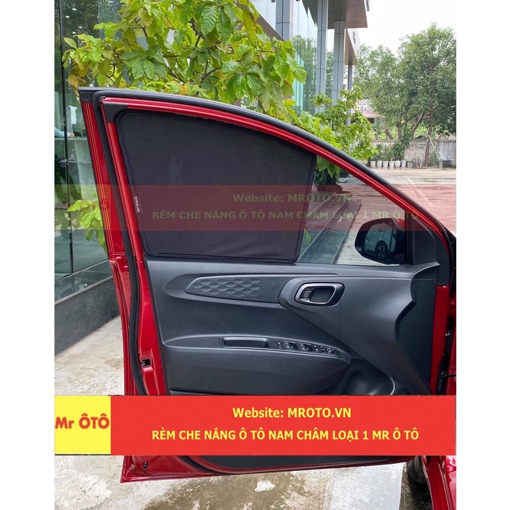 Rèm Che Nắng Xe Huyndai I10 HatBack Loại 1 Mr.OTO. Bảo Hành 24 tháng. Cam Kết Chuẩn Khít Theo Xe