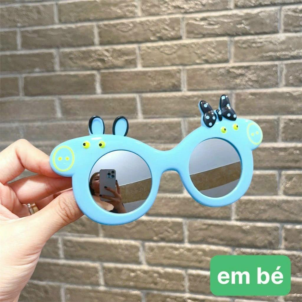Kính râm trẻ em hình heopeppa nhiều màu đáng yêu, chống tia uv dành cho bé từ 3 đến 7 tuổi PEPPA