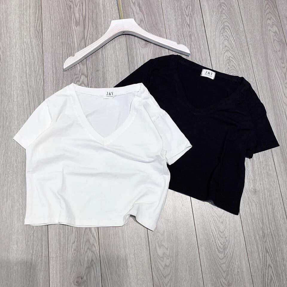 [Mã WASKT410K giảm 10K đơn 50K] ⚡️GIÁ SỐC⚡️ Áo thun croptop cổ tim (Sỉ từ 5sp bất kỳ) | BigBuy360 - bigbuy360.vn