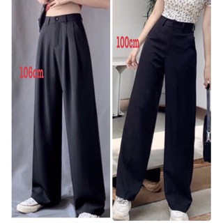 BIG SIZE THIẾT KẾ 60-100KG]Quần suông bigsize nữ 60-95kgdài 106cm