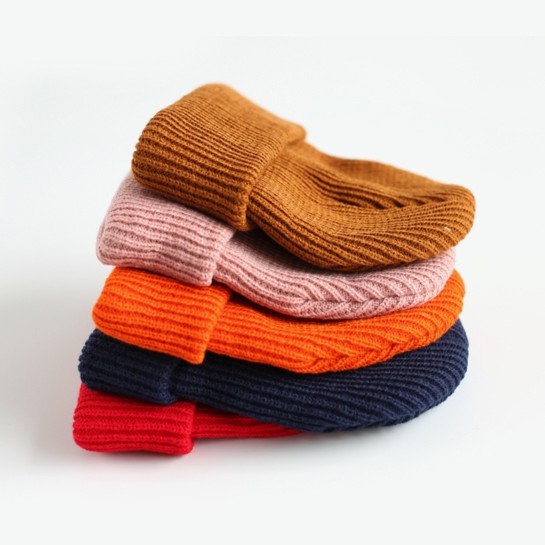 Mũ len dệt kim thời trang mùa thu đông hàn quốc dành cho trẻ nhỏ