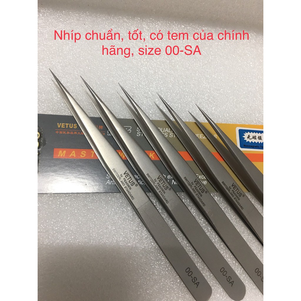 [Mã LIFEXANH03 giảm 10% đơn 500K] Nhíp nhặt lông yến chuẩn Vetus (bìa cam)