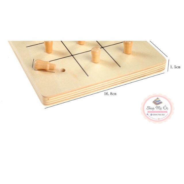 Giáo cụ Montessori - Kỹ năng cầm đồ vật bằng 2 ngón tay