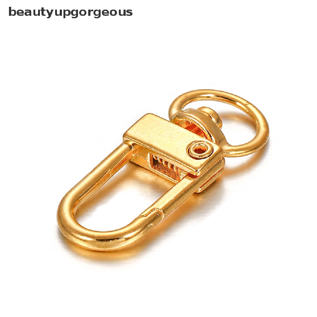 [Beautyupgorgeous] Set 10 Móc Khóa Bằng Hợp Kim Hình Tôm Hùm Xoay Được Cho Túi Xách