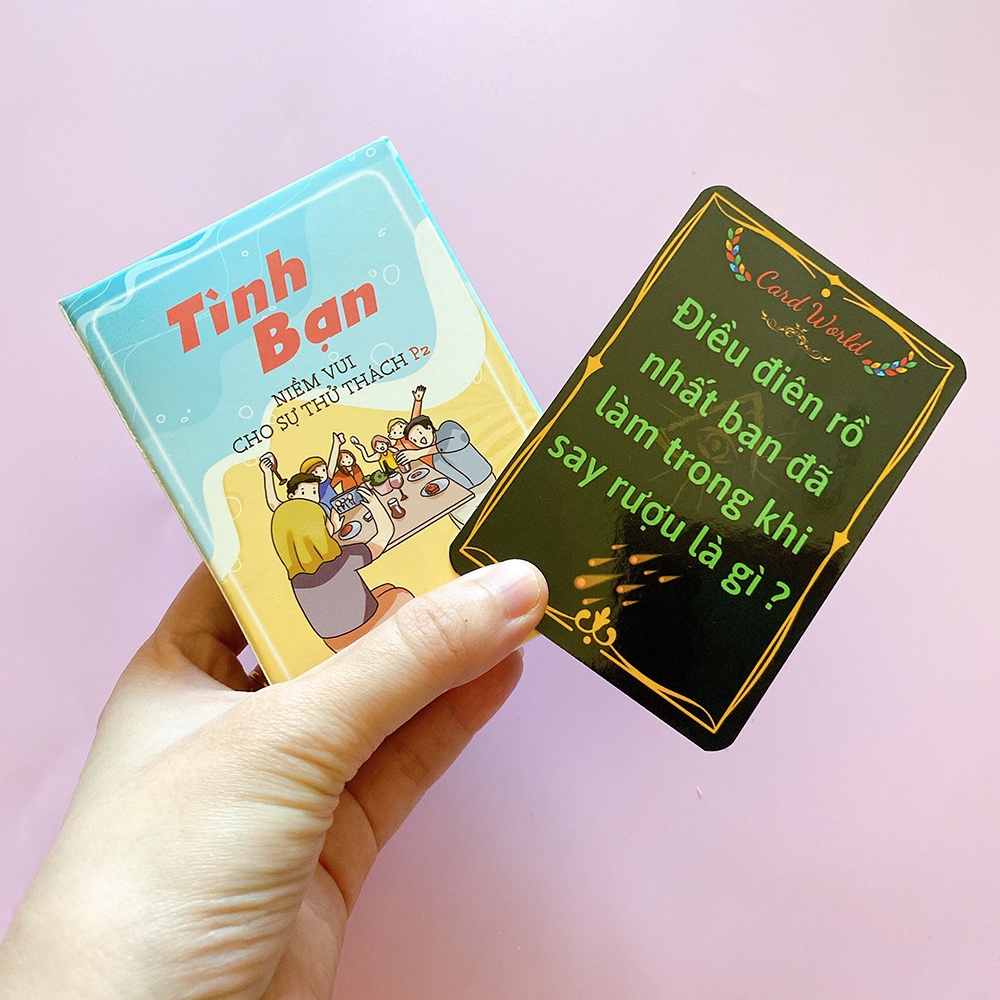 Bộ Bài Tình Bạn 2 59 Lá Drinking Game Nhậu Nhẹt Tụ Tập Cùng Đám Bạn Thân Tâm Sự Xả Stress TINHBAN2