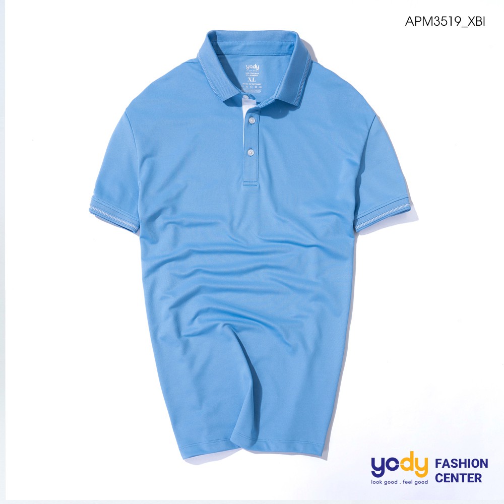 Áo thun polo nam YODY cổ bẻ chất cotton cao cấp siêu mát Coolmax Lacoste APM3519 | BigBuy360 - bigbuy360.vn