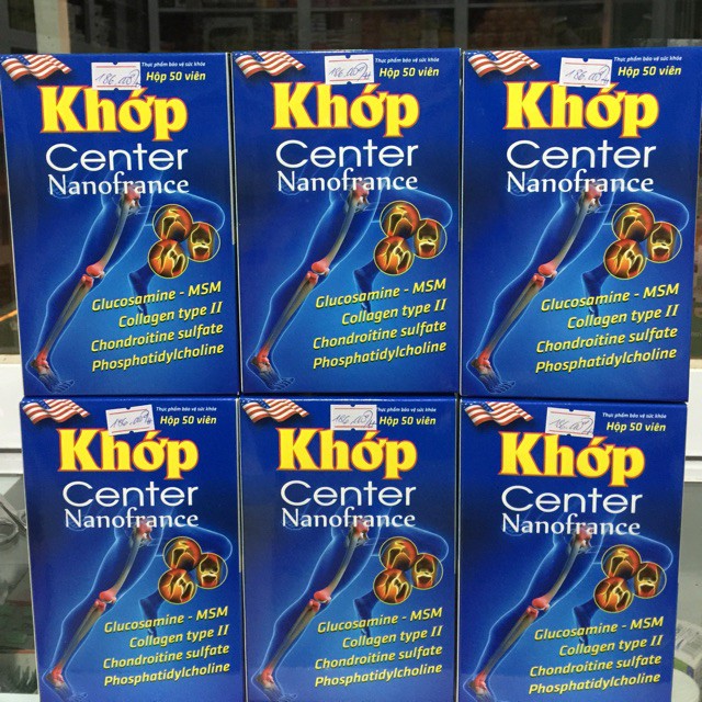 KHỚP CENTER NANOFRANCE – Hỗ trợ giảm đau do viêm khớp thoái hóa khớp, tăng chất nhầy dịch khớp (Lọ 50 viên)