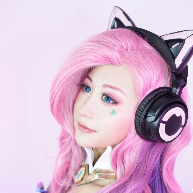 Tai nghe tai mèo Demon Dance YOWU Cat Ear Headphone 4 phiên bản Elf Black.