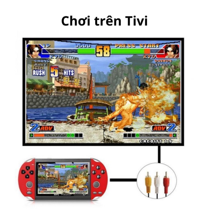 SIÊU KHUYẾN MÃI Máy chơi game cầm tay X7 màn hình 4.3 inch 8gb - 9000 game , chơi game , xem phim , nghe nhạc , đọc sách