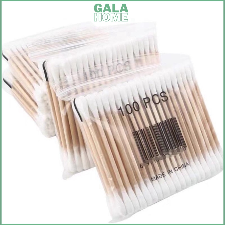 Bông ngoáy tai Bịch tăm bông tiện dụng GALA HOME