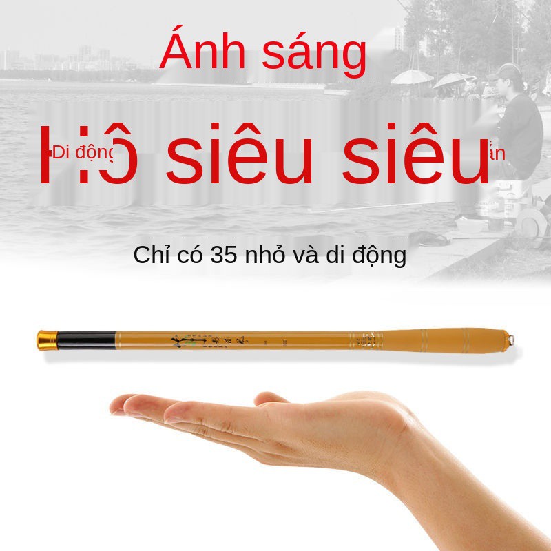 Mười thương hiệu hàng đầu về cần câu tay carbon mini đủ kích thước Đoạn ngắn siêu nhẹ 2819 cá chép có thể điều ch