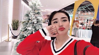 ĐẦM SUÔNG ĐỎ CỔ V (ẢNH THẬT CUỐI)