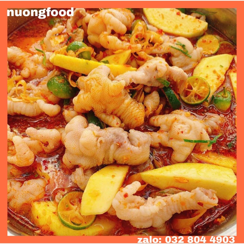 [HCM - 2H] 1KG CHÂN GÀ RÚT XƯƠNG - CHÂN GÀ LẮC CỰC NGON - NUONGFOOD