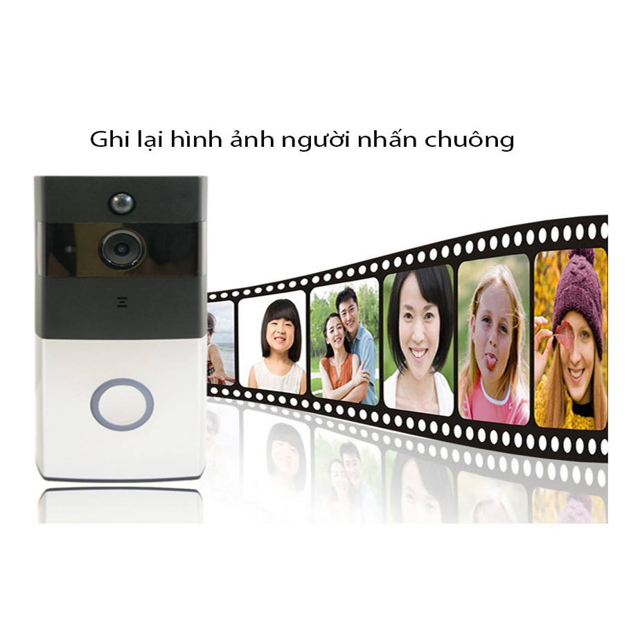 Chuông Cửa Màn Hình Thông Minh Kết Nối Wifi SDB01