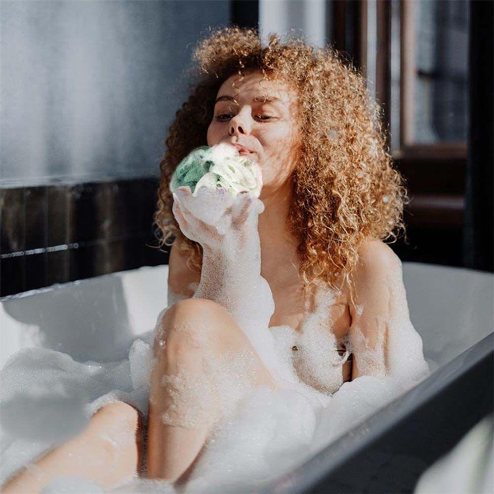 Bông Tắm Bằng Xốp Và Lưới Mềm Mại Tẩy Tế Bào Chết Tiện Dụng