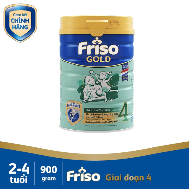 Sữa bột friso gold 4 900g date mới thumbnail