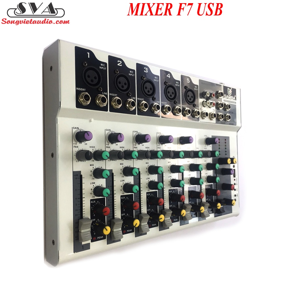 BÀN MIXER F7 7LINE CAO CẤP