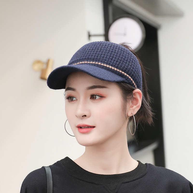 Fashion colorful open top cap for women
