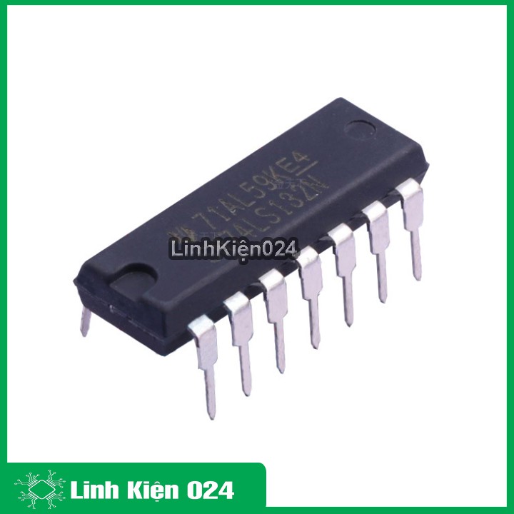 Sản phẩm 74LS132 Quad 2-input NAND Schmitt Trigger DIP14