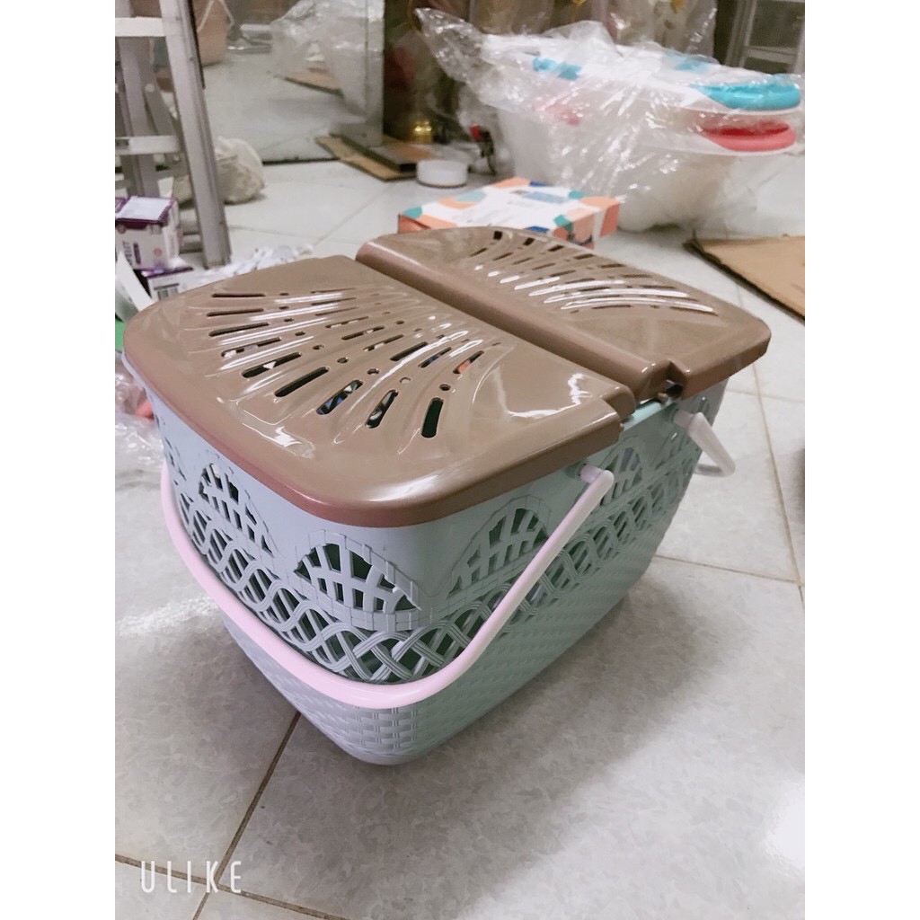 Giỏ nhựa đi sinh mẫu mới