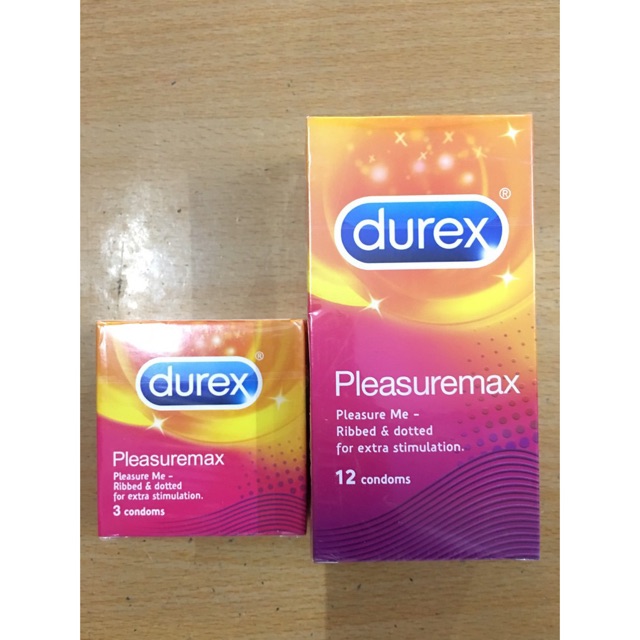 12 Bao Cao Su Durex Pleasuremax ( Có Gai )