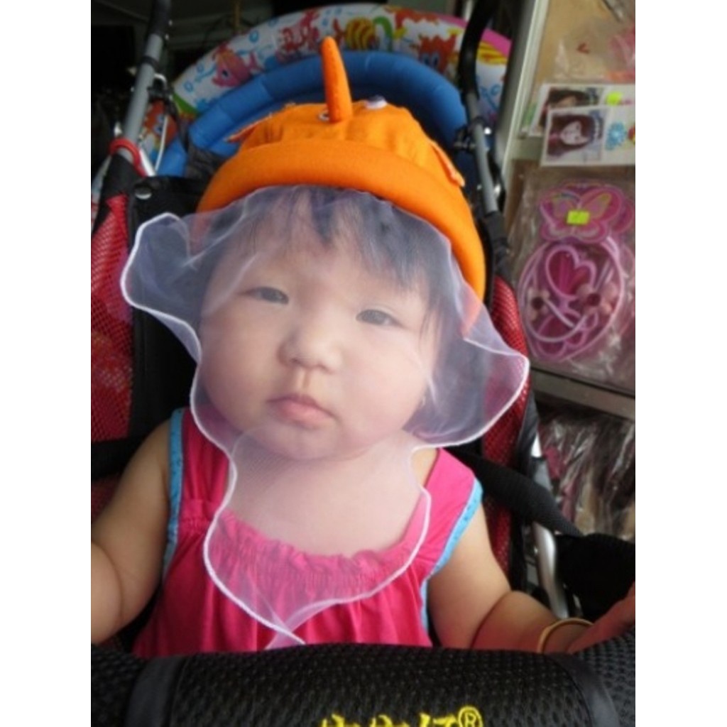 Mũ sơ sinh, Mũ kèm khăn voan cho bé MAMI.TITI