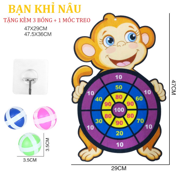 Ném phi tiêu bóng dính