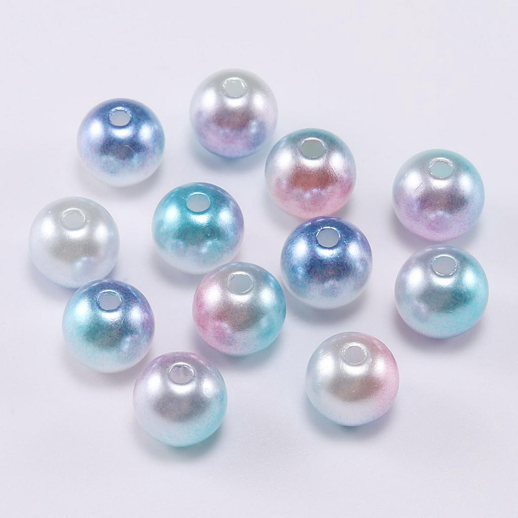 Set 400 Hạt Ngọc Trai Giả Nhiều Màu 3mm 4mm 6mm 8mm 10mm 12mm  Làm Đồ Thủ Công