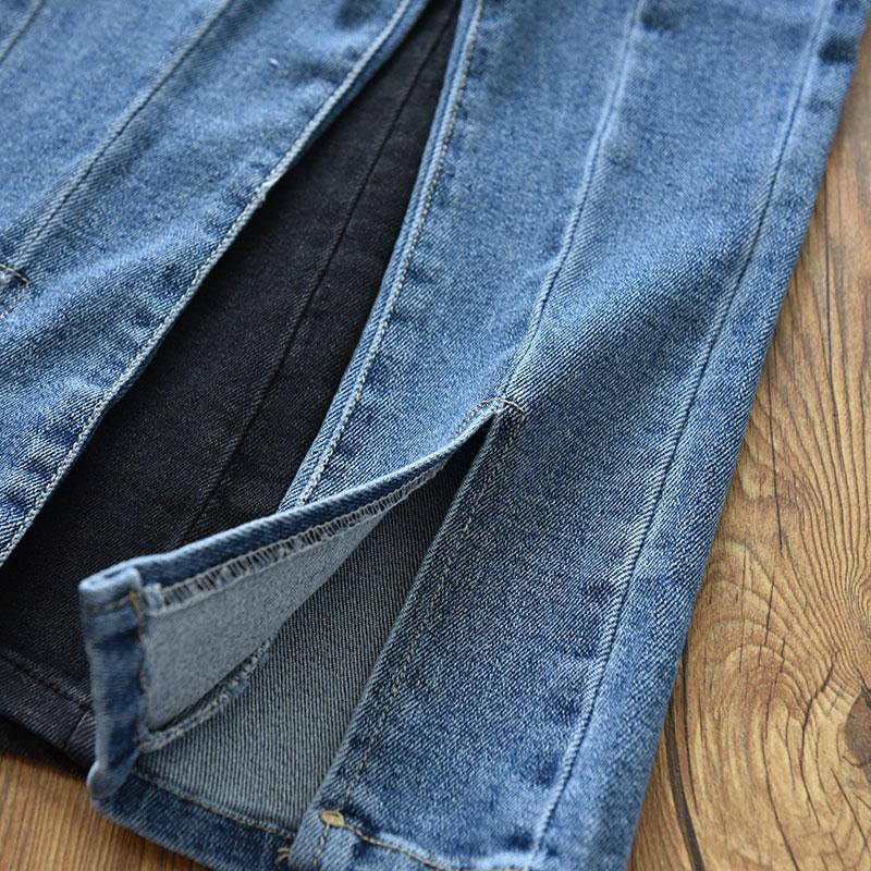 Quần jean ống rộng thời trang mùa thu 2022 dành cho bé gái